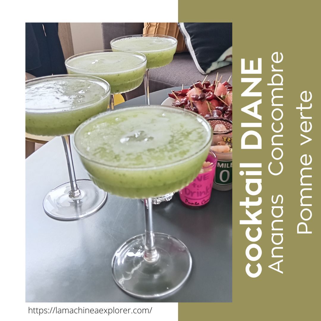 Cocktail Diane aux couleurs de Noël