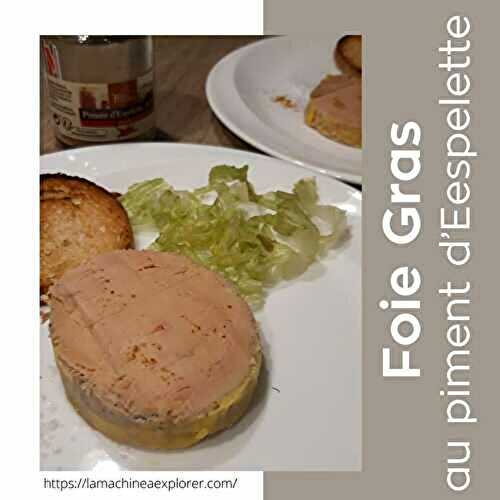Foie gras au piment d'Espelette