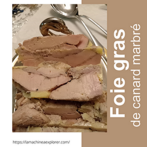 Foie gras marbré au spéculoss cuisson express