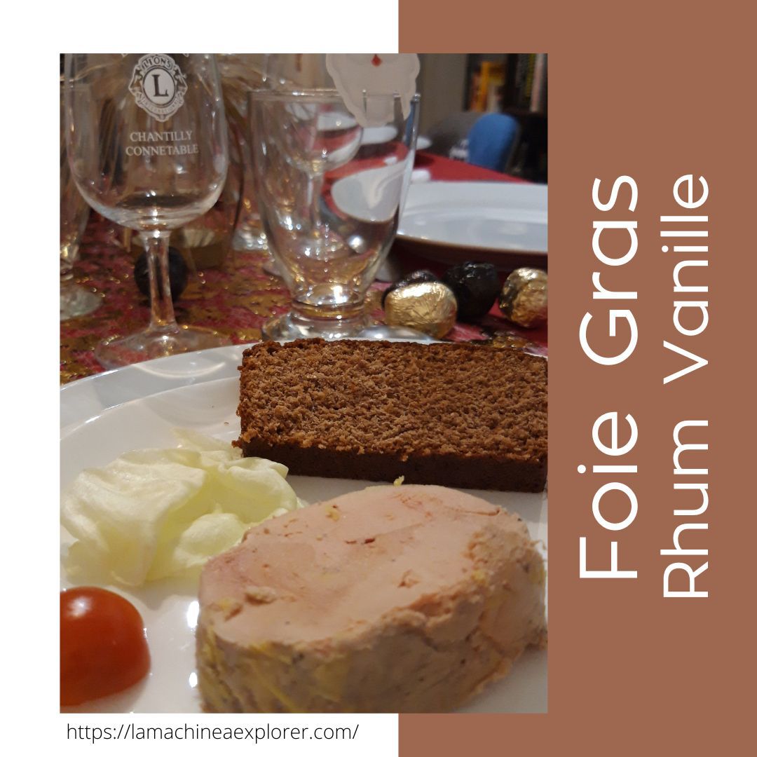 Foie gras rhum vanille