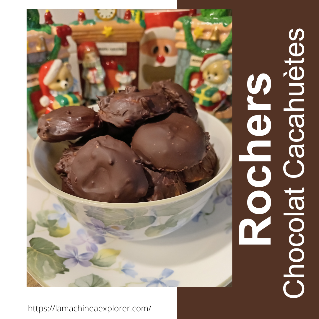 Rochers chocolat cacahuetes