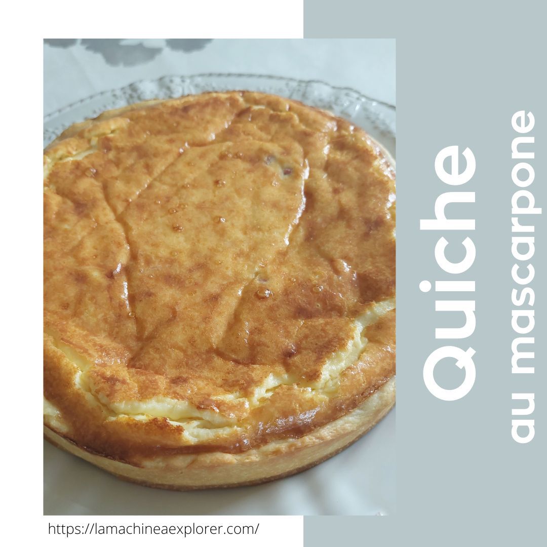 Quiche au mascarpone