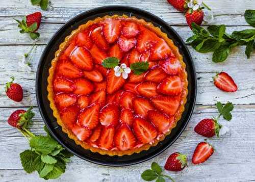 Irrésistible tarte aux fraises