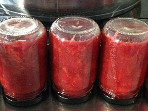 "Confiture" de fraises sans sucre