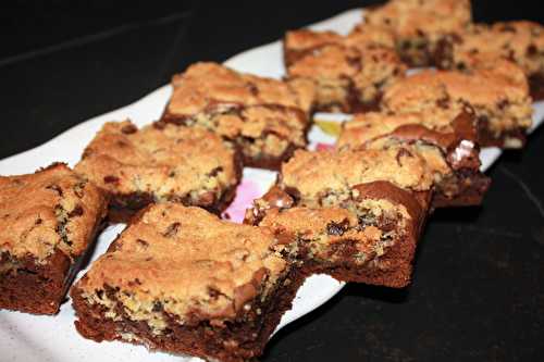 Brookies: gâteau brownies-cookies