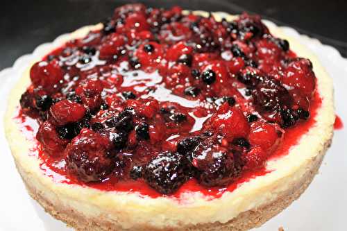 Cheesecake aux fruits rouges …de Jean-François Piège