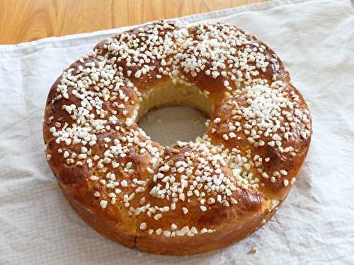 Couronne briochée moelleuse au mascarpone