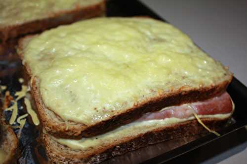 Croque Monsieur crème, moutarde