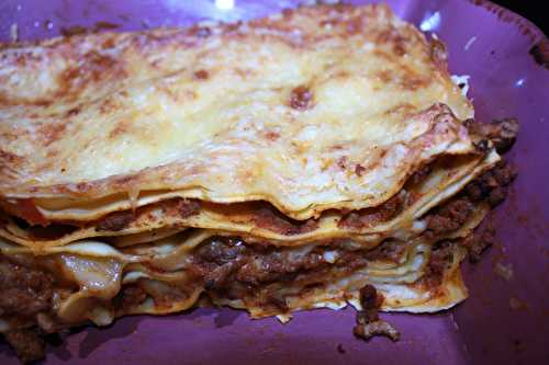 Lasagnes à la bolognaise très facile