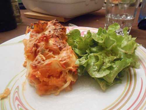 Lasagnes aux légumes et mozzarella