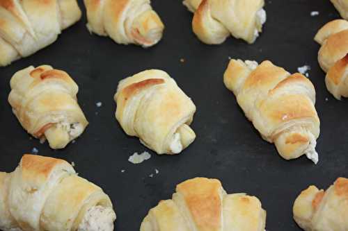 Minis croissants au saumon fumé