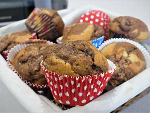 Muffin marbré Nutella et vanille