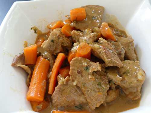 Sauté de veau aux carottes caramélisées