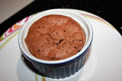 Soufflés au chocolat express