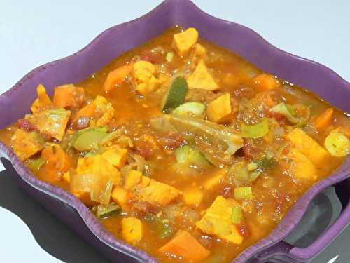 Tajine de légumes d’hiver épicé