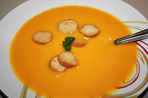 Velouté de carottes, panais