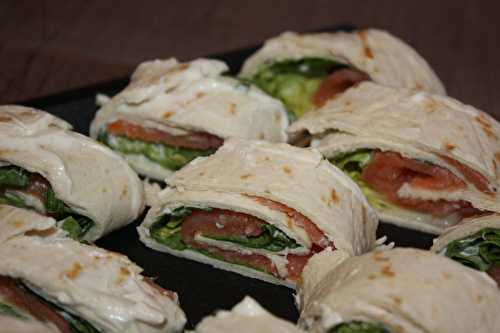 Wrap au saumon fumé