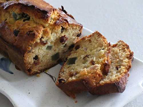 Cake anglais aux fruits confits allégé en sucre et beurre