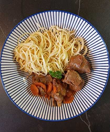 Sauté de porc façon goulash slovaque