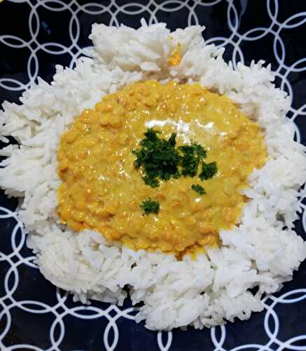 Dahl de lentilles corail