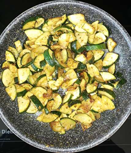 Poêlée de courgettes aux épices