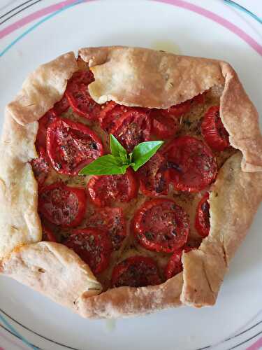 Tarte rustique à la tomate