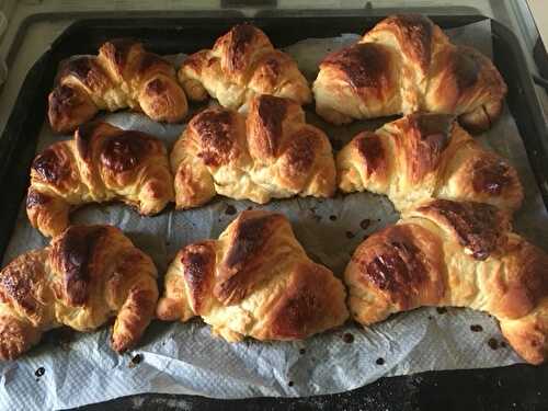 Mes croissant au beurre