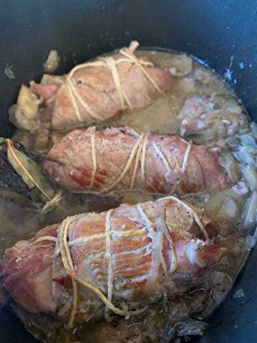 Paupiette de veau maison