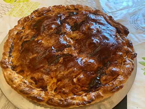 TOURTE AU POULET ET AUX CHAMPIGNONS