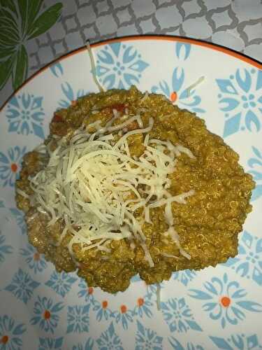          Risotto de quinoa au curry 