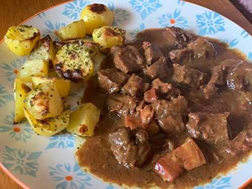 Carbonade Flamande sauce  pains d'épices