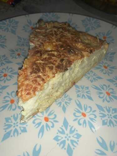 QUICHE CHOU-FLEUR ET FOURME D’AMBERT