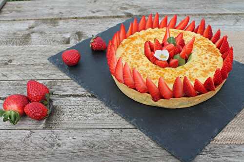 La Tarte aux fraises crème brulée basilic d’Ophélie Bares