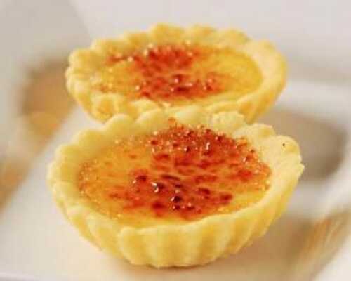 Tartelettes façon crèmes brûlées au gingembre