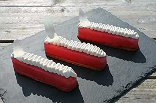 Mon entremet Fraise Yuzu