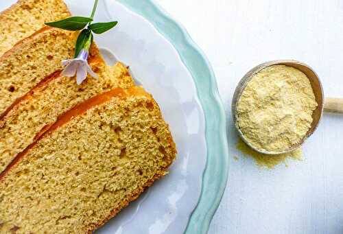La recette du pain de maïs du blog Amande & Basilic - La p'tite boulangerie maison