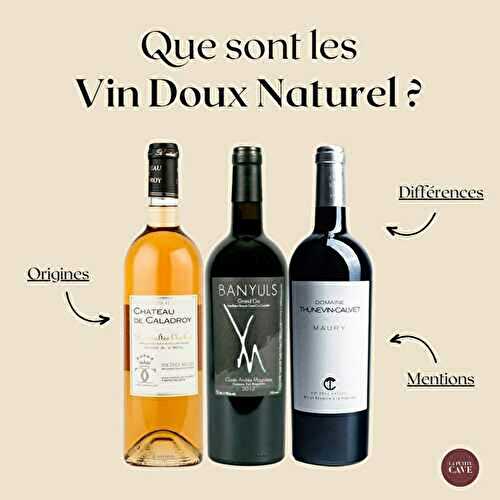 🍷 Que signifie vin doux naturel ?