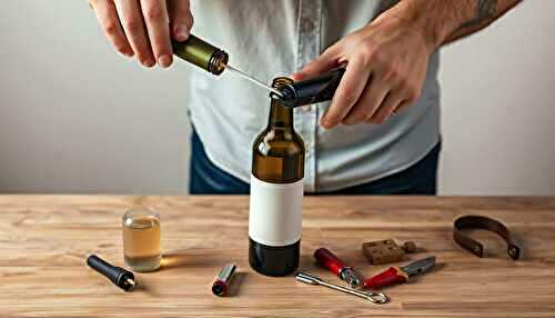 6 solutions pour ouvrir une bouteille sans tire bouchon