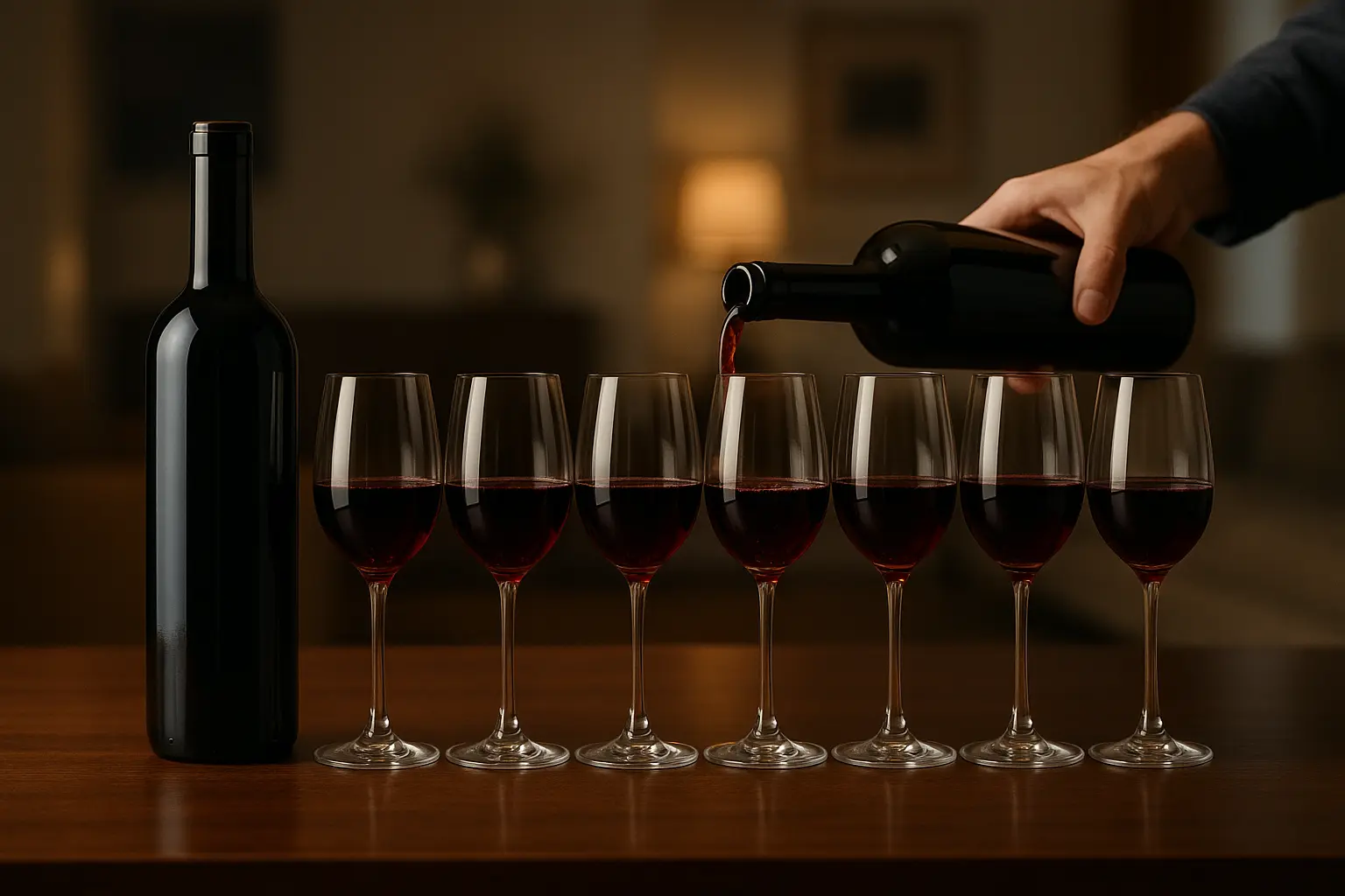 Combien de verres dans une bouteille de vin ?