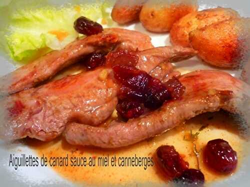 Aiguillettes de canard sauce au miel