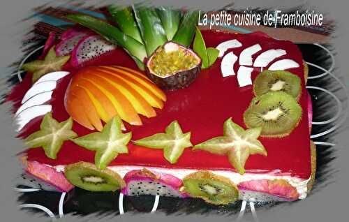 Bavarois aux fruits exotiques