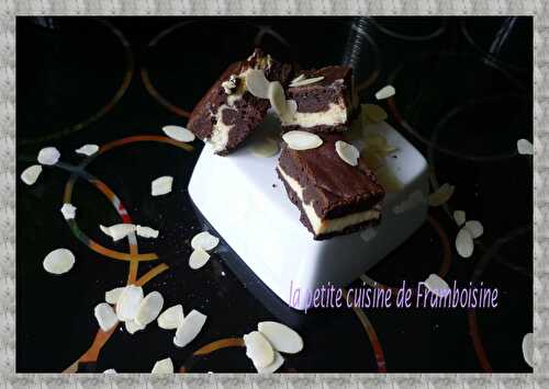 Brownies marbrés