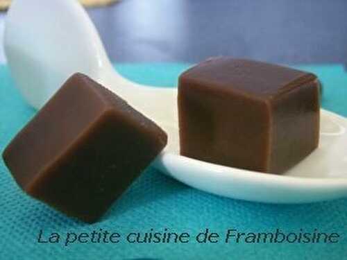 Caramels tendres au chocolat - La petite cuisine de Framboisine