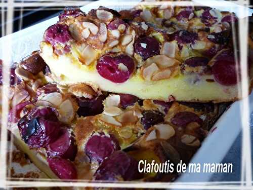 Clafoutis aux cerises et amandes effilées - La petite cuisine de Framboisine