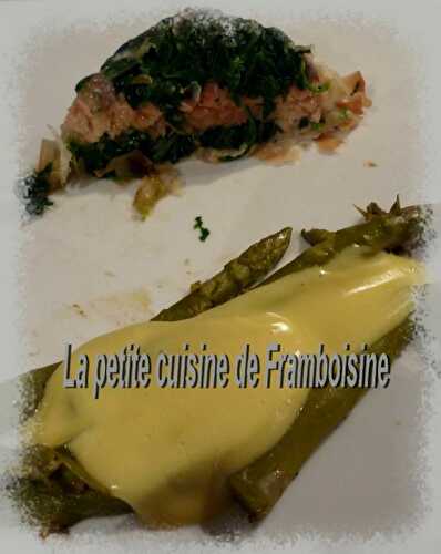Croustillant de saumon épinard - La petite cuisine de Framboisine