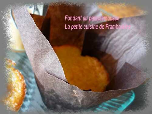 Fondants au pamplemousse rose