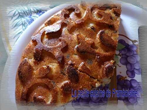 Gateau Poire- et pepites de chocolat