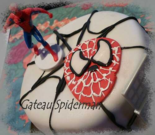 Gateau surprise Spiderman