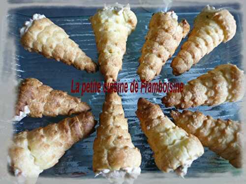Mini cornets au thon - La petite cuisine de Framboisine