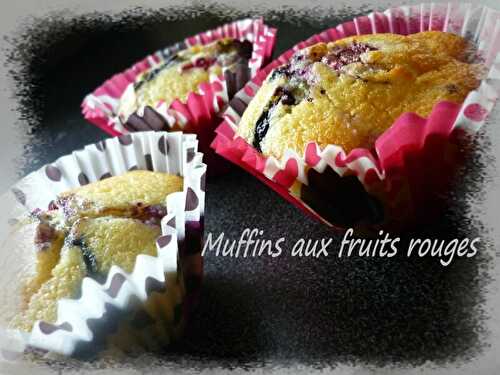 Muffins aux fruits rouges au thermomix ou pas